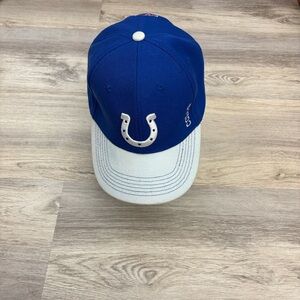 Blue and White Cap